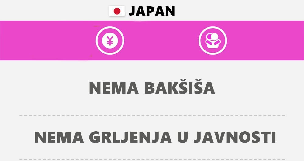 Šta ne smijete raditi u Japanu