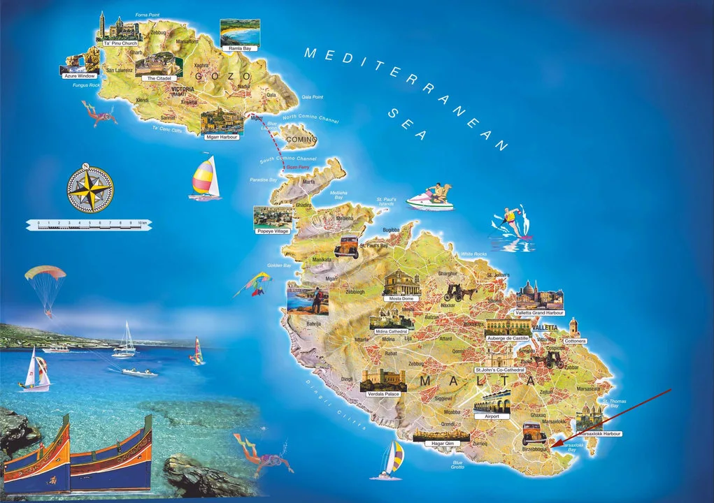 Malta mapa
