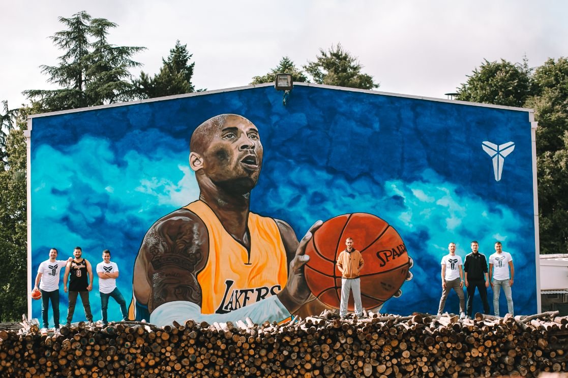 Mural Kobi Brajanta u Gradišci